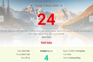 Lịch âm 24/10 - Xem lịch âm ngày 24/10