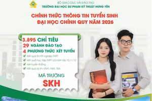 ĐH Sư phạm Kỹ thuật Hưng Yên tuyển 3.895 chỉ tiêu đại học năm 2026