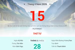 Lịch âm 15/4 - Xem lịch âm ngày 15/4