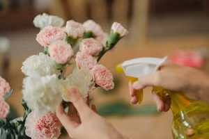 Bí quyết đầu tiên để giữ hoa tươi lâu hơn chính là giữ nước. (Ảnh: ITN).