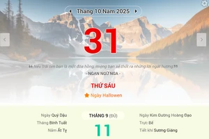 Lịch âm 31/10 - Xem lịch âm ngày 31/10