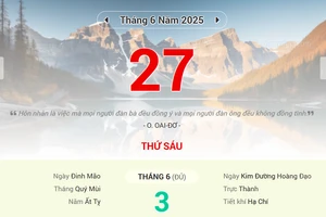 Lịch âm 27/6 - Xem lịch âm ngày 27/6
