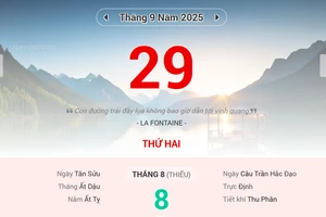 Lịch âm 29/9 - Xem lịch âm ngày 29/9
