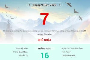 Lịch âm 6/9 - Xem lịch âm ngày 6/9