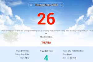 Lịch âm 26/8 - Xem lịch âm ngày 26/8