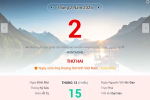 Lịch âm 2/2 - Xem lịch âm ngày 2/2/2026