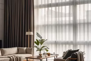 Rèm cách nhiệt thực chất giống như rèm cửa truyền thống. (Ảnh: ITN).