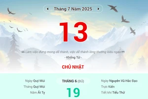 Lịch âm 13/7 - Xem lịch âm ngày 13/7