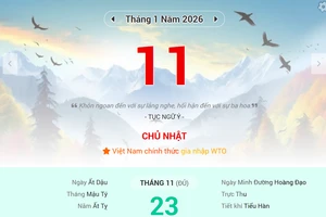 Lịch âm 11/1 - Xem lịch âm ngày 11/1/2026