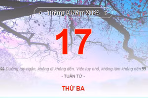 Lịch âm 17/9 - Xem lịch âm ngày 17/9