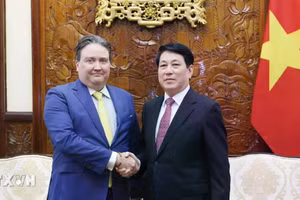Chủ tịch nước Lương Cường tiếp Đại sứ Hoa Kỳ tại Việt Nam đến chào từ biệt