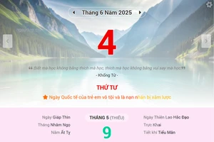 Lịch âm 4/6 - Xem lịch âm ngày 4/6
