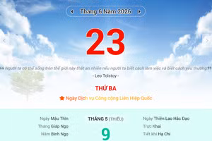 Lịch âm 23/6 - Xem lịch âm ngày 23/6