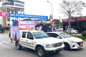 Hưng Yên hưởng ứng ngày Dân số Việt Nam 26/12. Ảnh CCDSHY