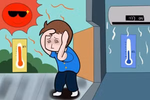 Thời tiết mùa hè rất dễ gây say nắng. (Ảnh: ITN)