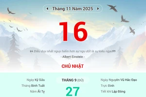 Lịch âm 16/11 - Xem lịch âm ngày 16/11