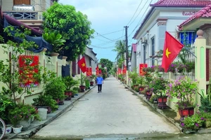 Những tuyến phố khang trang, sạch sẽ ngày càng nhiều. Ảnh BTH