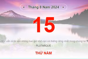 Lịch âm 15/8 - Xem lịch âm ngày 15/8