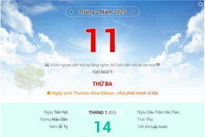 Lịch âm 11/2 - Xem lịch âm ngày 11/2