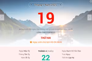 Lịch âm 19/5 - Xem lịch âm ngày 19/5