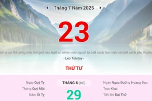 Lịch âm 23/7 - Xem lịch âm ngày 23/7