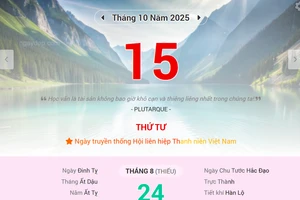 Lịch âm 15/10 - Xem lịch âm ngày 15/10