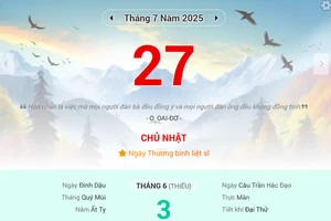 Lịch âm 27/7 - Xem lịch âm ngày 27/7