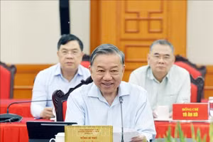 Tổng Bí thư Tô Lâm phát biểu. (Ảnh: Thống Nhất/TTXVN)