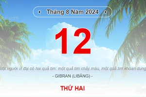 Lịch âm 12/8 - Xem lịch âm ngày 12/8