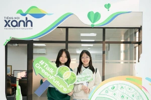 Đã quen nhau từ trước nên Trương Khánh Phương (bên phải, Hải Phòng) và Nguyễn Vũ Thiên Giang (bên trái, Quảng Ninh).