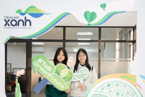 Đã quen nhau từ trước nên Trương Khánh Phương (bên phải, Hải Phòng) và Nguyễn Vũ Thiên Giang (bên trái, Quảng Ninh).