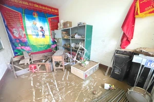 Thầy trò trắng tay trở lại trường sau mưa lũ