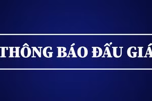 Thông báo đấu giá tài sản