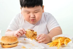 Béo phì ở trẻ em có thể làm tăng nguy cơ mắc các bệnh mãn tính trong tương lai. (Ảnh: ITN).