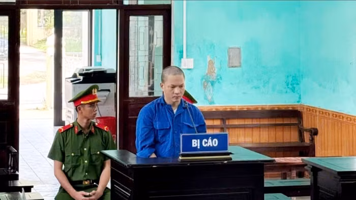 Hồ Văn Phương Tâm tại phiên tòa sơ thẩm ngày 9/7.