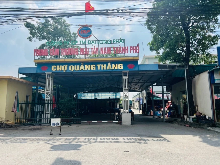 Nhiều dấu hiệu bất minh tại Dự án chợ Quảng Thắng.