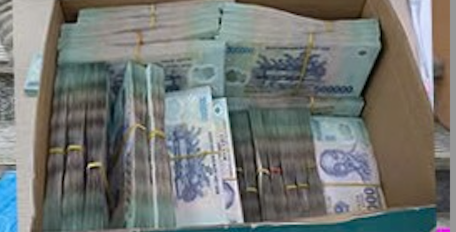 Gần 8 tỷ tiền mặt đã được cơ quan công an thu giữ.