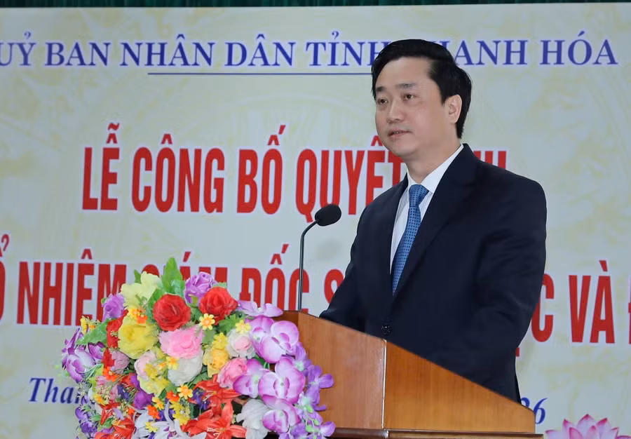 Ông Đỗ Đức Quế, tân Giám đốc Sở GD&ĐT tỉnh Thanh Hoá.