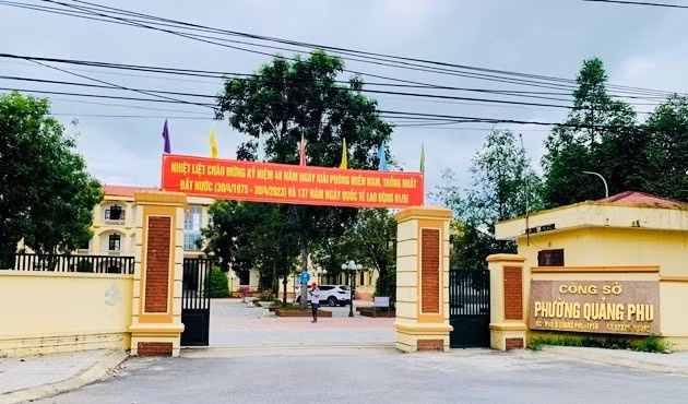 Trụ sở UBND phường Quảng Phú.