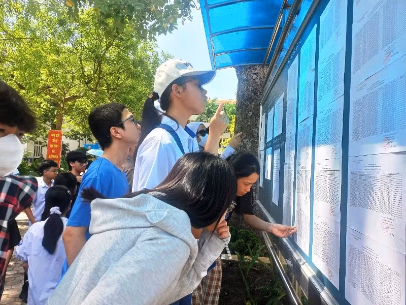 Thanh Hoá vừa công bố điểm thi, điểm chuẩn vào lớp 10 THPT.