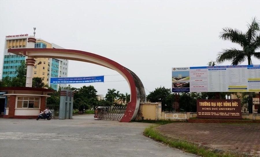 Trường ĐH Hồng Đức có nhóm ngành sư phạm có mức điểm trúng tuyển cao nhất.