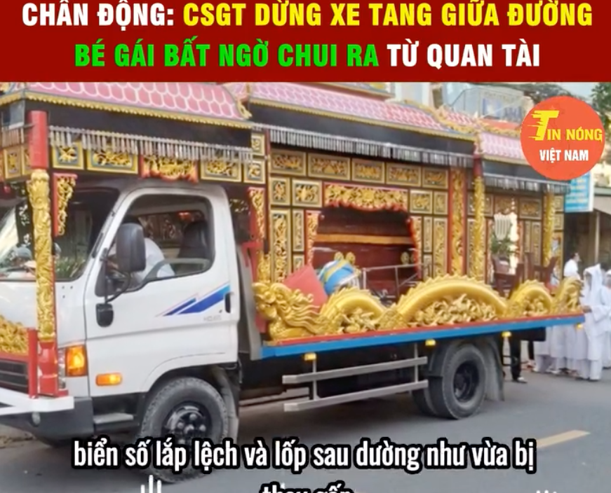 Hình ảnh thông tin bịa đặt lan truyền trên mạng xã hội. (Ảnh: cắt từ clip)