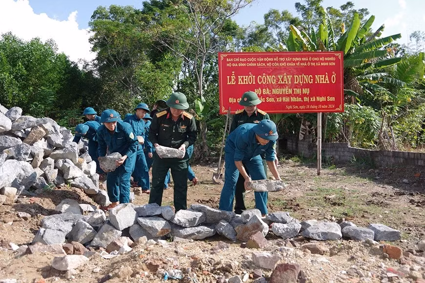 Thanh Hoá hiện đã xây, sửa được hơn 5.600 căn nhà cho hộ nghèo, gia đình chính sách.