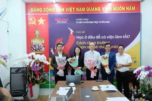 Buổi giao lưu trực tuyến chủ đề “Học ở đâu để có việc làm tốt? - Cách chọn trường, chọn ngành thông minh” diễn ra từ 9h00 ngày 8/7.