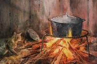 'Bếp lửa' về bởi những khát khao thốt lên bằng tiếng 'gọi thầm' của mưa. Ảnh minh họa: ITN