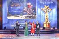 Ê-kíp sản xuất phim hoạt hình 'Trạng Quỳnh nhí' nhận Giải thưởng Ngôi Sao Xanh 2025.