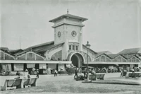 Chợ Bến Thành những năm 1920 - 1929. Ảnh: Benthanhmarket