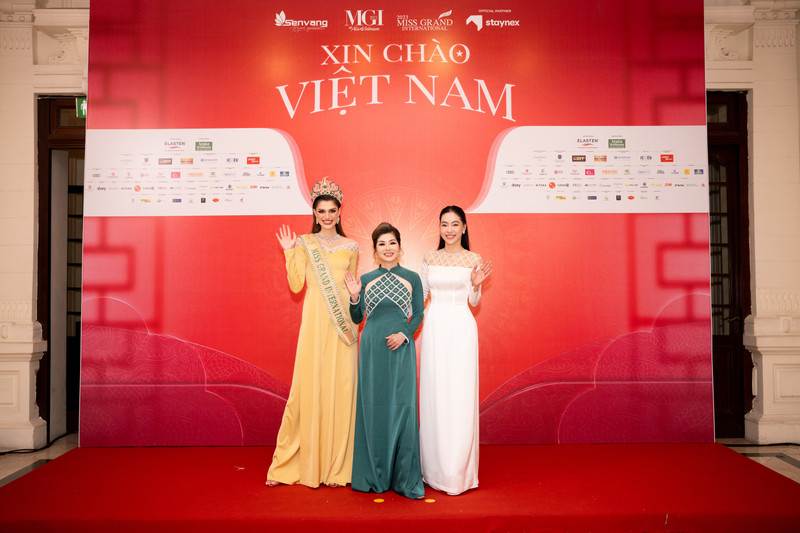 Lễ trao sash Miss Grand International 2023 đậm chất Việt Nam