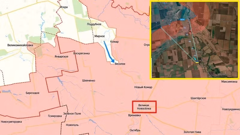Ukraine phản công, mũi đột kích đâm sâu vào lòng Donetsk