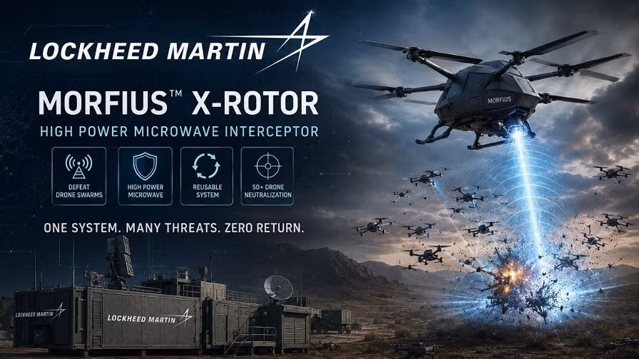 ‘Lò vi sóng bay’ Morfius: Một đòn diệt 50 UAV bầy đàn